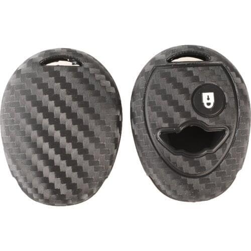 Kutery 1 Buttons Replacement Silicone Car Key Case Protector Fob For BMW Mini Cooper R50 R53 Auto Accessories