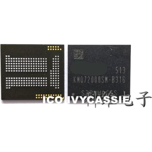 KMQ72000SM-B316 eMMC EMCP UFS BGA221 Chip NAND Flash Memory IC 8GB 8+1 Soldered Ball Pins