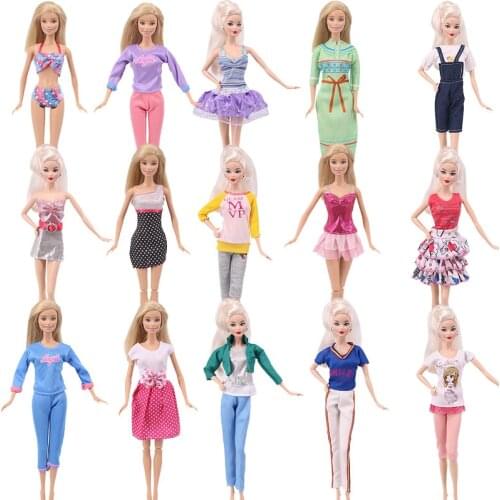 Doll 15 Styles Barbies Fashion Wedding Formal Dress Casual Wear Handmade For Russian DIY Birthday Girls Baby Doll Toy Gifts