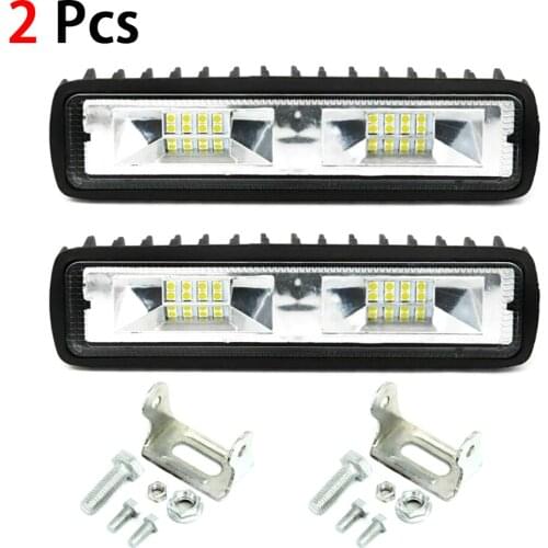 2X 18W 12V 16LED Автомобильные лампы Work Light Lamps Bulb Spot Beam Bar Car SUV Off Road Driving Fog Lamp
