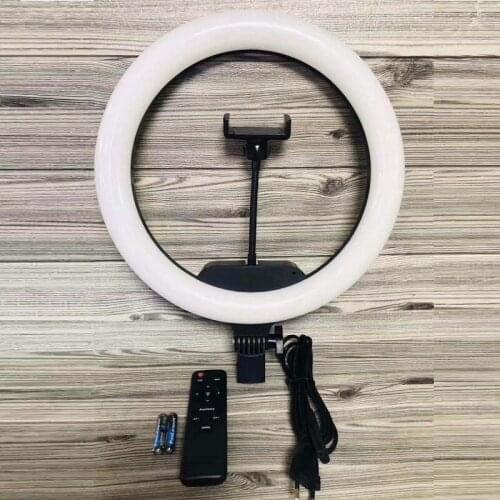 AL-33 New Style 13 Inch Live Streaming Photography Lamp LED Remote Control Ring Light Dimmable Selfie Beauty Makeup Fill Lights