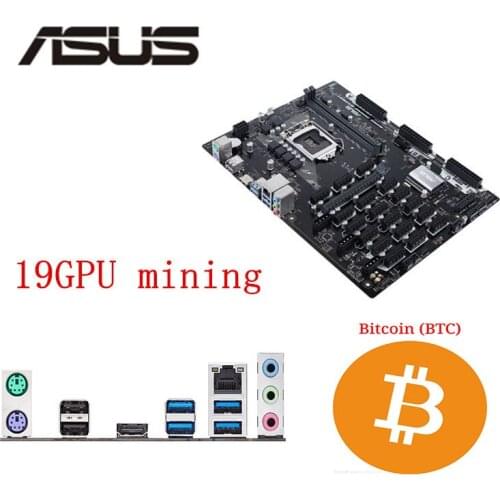 19GPU mining motherboard For Asus B250 MINING EXPERT Desktop Motherboard Socket LGA 1151 DDR4 B250 BTC SATA3 USB3.0 Motherboard