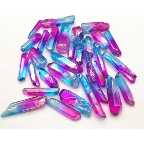 Aura quartz crystal specimen natural gemstones quartz stone spiritual meditation healing home decor modern