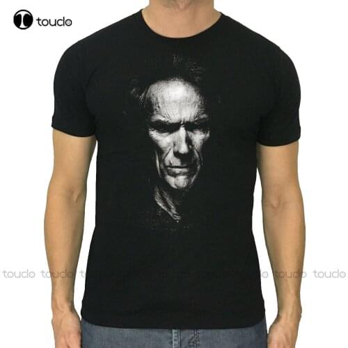Clint Eastwood T-Shirt New Men Black Or Dark Grey Shirt S To 3Xl Manco Blondie custom tshirts