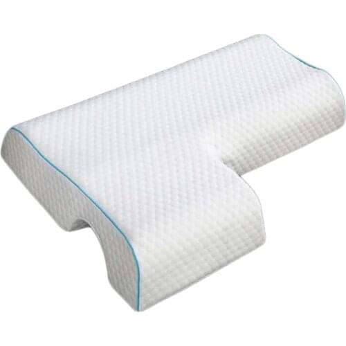 Memory Foam Pillow Arch Designed Breathable Couples Pillow Comfort Cushion for Armrest Lumbar Support