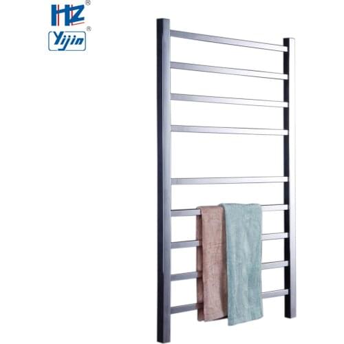 Polish/chromed stainless steel electric towel warmer bathroom rack Heated towel rail HZ-919AS