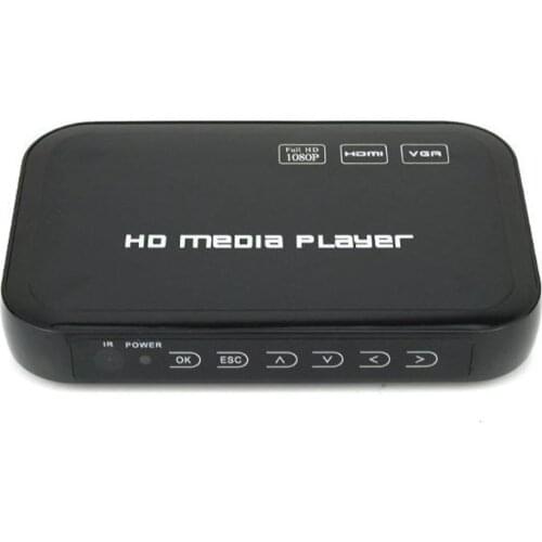 REDAMIGO Mini Full HD1080p H.264 MKV HDMI HDD Media Player Center USB OTG SD AV TV AVI RMVB RM HDDM3R