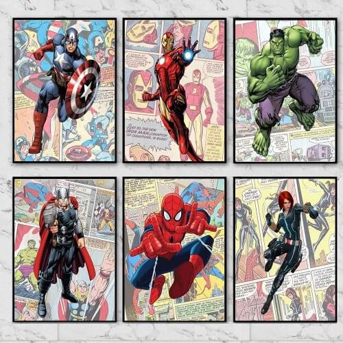 Marvel 5d Diamond Painting Disney for Kids Diy Home Decor Diamond Mosaic Cross Stitch Kits Diamond Embroidery Full Drill Art