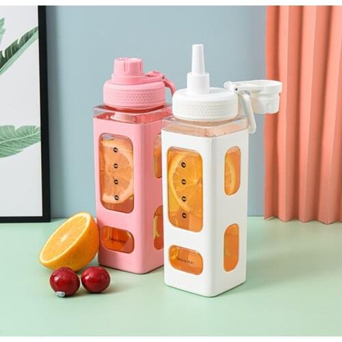 700ML Outdoor Water Bottles Leakproof Material with Straw Sports Bottles Quality Tour hiking Portable Climbing Camp Bottle