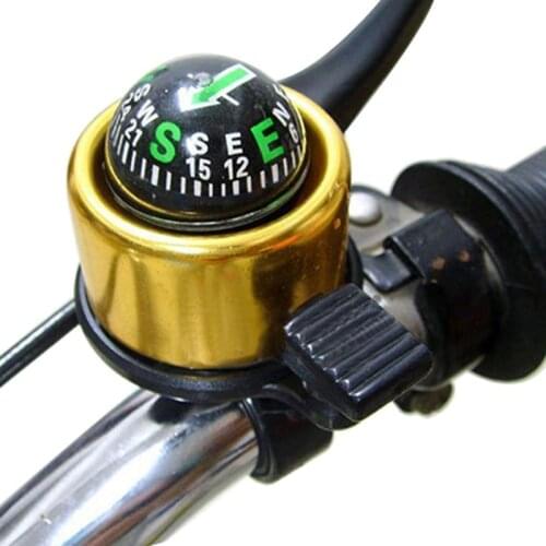 Universal Compass Aluminum Alloy Ring Handlebar Bell Sound Multifunction For Bike Bicycle Accessories