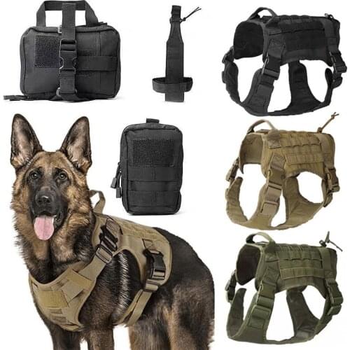 Strategical No-Choke Dog Harness Service Vest With Top Handle Pet Clothes Dropshipping