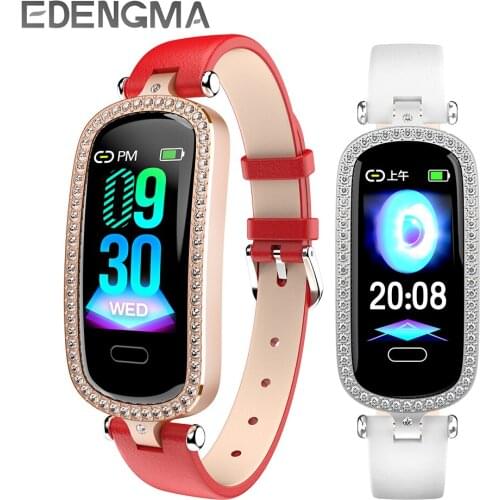 Womens smart watch sports fitness tracker fashion ladies wristband heart rate physiological cycle measurement bracelet watch