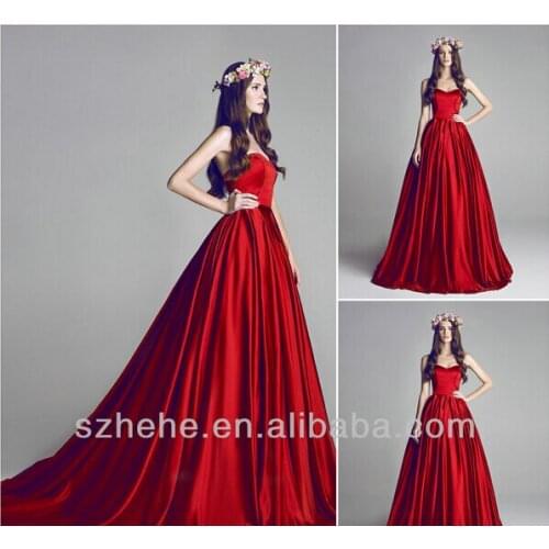 Red long evening party gown 2018 new custom women casual free shipping vestido de festa elegant mother of the bride dresses