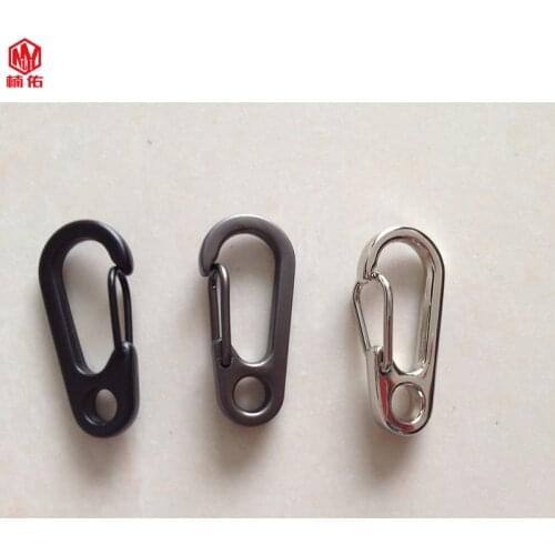 10PCS Outdoor Mountaineering Climbing Backpack Buckle Mini Spring Hook EDC Key Small Hanging Buckle Paracord Hook