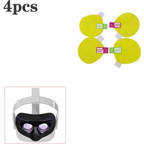 2 Pair HD Clear Anti Scratch TPU Film For Oculus Quest 2 VR Lens Protector for Virtual Reality Accessories
