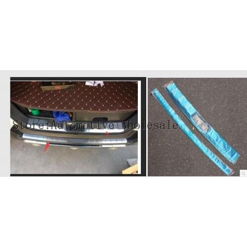 2 pcs Rear Bumper Door Sill Plate Protector Guard for Nissan Rogue X-Trail T31 2008 2009 2010 2011 2012 2013