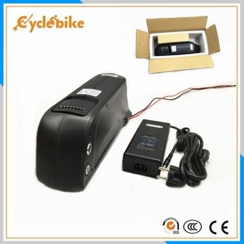 48v 11.6ah NCR18650PF cell electric bike dolphin lithium battery with 2A charger for 1000w ebike