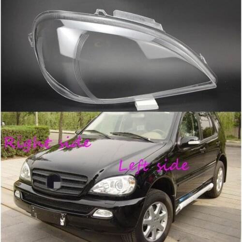 Car Headlight Lens For Mercedes-Benz W163 ML320 ML350 ML500 1999-2005 Headlamp Cover Car Replacement Front Auto Shell Cover