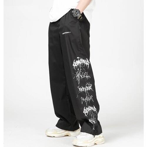Hip Hop Lightning Streetwear Cargo Pants 2020 Summer Fashion Streetwear Harajuku Baggy Pants Joggers Men Trousers