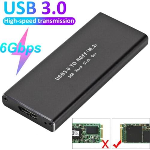 USB 3.0 M2 SSD Case USB3.0 to M.2 NGFF External Solid State Drive Enclosure SSD Box Support 2230 2242 2260 2280 Hard Disk