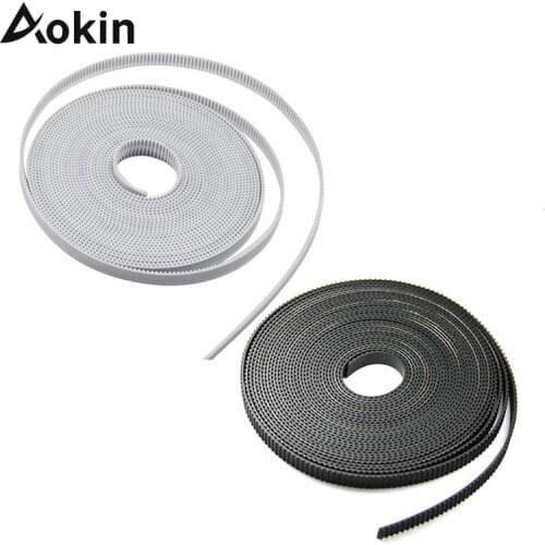 3D Printer Parts 10M/lot GT2 Synchronous Timing Belt Wide 6mm 2GT-6mm for 3D Printer RepRap Mendel 2GT Belts Pulley Accessories
