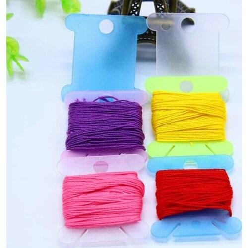 20pcs cross stitch winding board embroidery family storage tool storage rack plastic material DIY winding board multiple colors