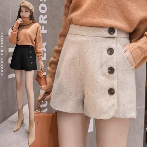 Женские шерстяные шорты ECTIC China At AliExpress