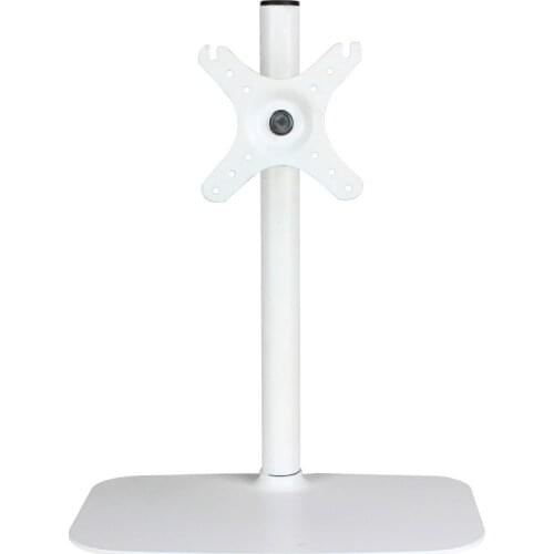 HILLPORT 14"-32" Height Adjustable Metal Base Monitor Desktop Stand Articulated arm Single Screen Pc Mount Holder DZ20 White