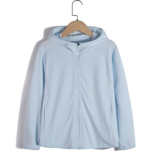 Boys and Girls Jackets UV Protection 2021 New Summer Sun Protection Coat for Girls Kids Clothes UPF 50+ Ice Feeling Top,#6237