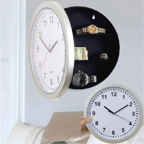 Unique Hidden Safe Large Wall Clock Safety Box Secret Secuirty Box Money Jewellery Stuff Storage Home Office Cash Safe