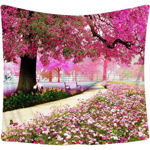 Tapestry wall hanging Abstract Art Tapestry Landscape Forest Series Tapestry Wall Hanging Decoration Cloth Home Decoration