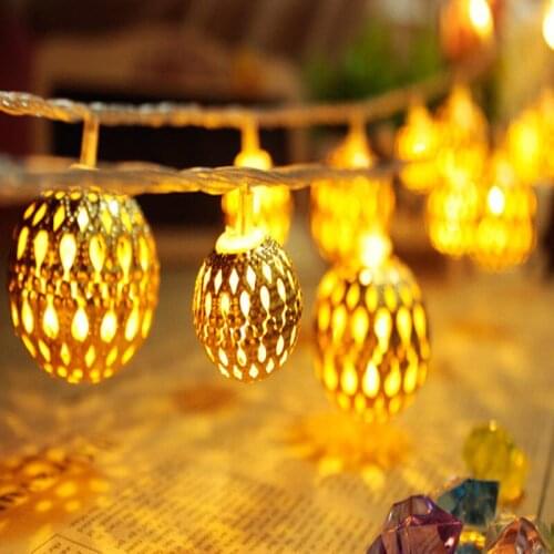 Novelty Golden Ball Holiday Lights 5m 20 LED String Lights For Wedding Party Fairy Decoration Lights