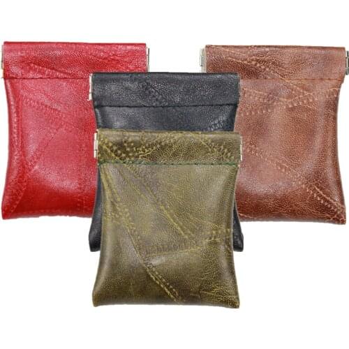 Black New Fashion Pu Leather Long Pocket Key Wallet Keyring Coin Purse Women Men Small Short Money Change Bag Little Card Holder