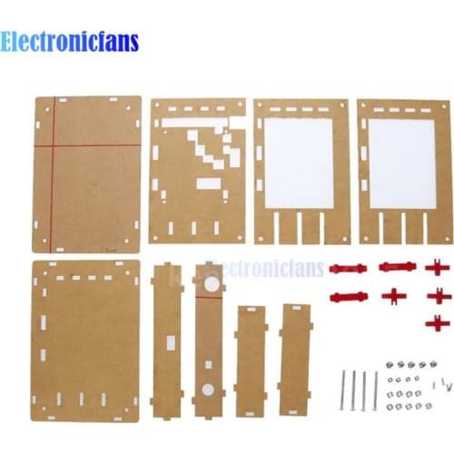 New Clear Acrylic Case Box Shell for DSO138 2.4" TFT Digital Oscilloscope