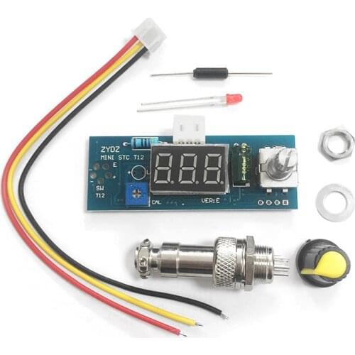 12-24V STC T12 DIY Digital Soldering Iron Station Temperature Controller Board Kit for T2 Handle