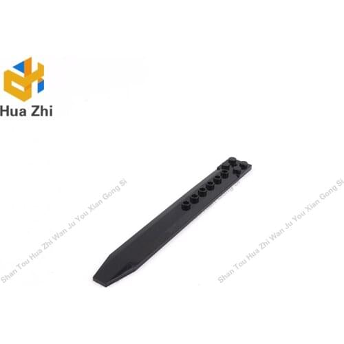 Building Blocks Parts 62743 6PCS Plate Special 2x16 with Angled Side Extensions and Hole (Rotor Blade) LEGOING MOCS Education