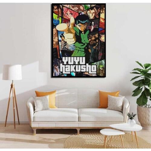 HD Printed Poster Yuyu White Book Anime Canvas Painting Mural Living Room Bedroom Study Home Decoration