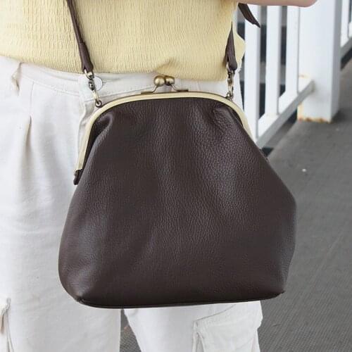 Womens Clutche Bag Woman Handbags Soft Genuine Leather Shoulder Bag Female Crossbody Bags Hobos High Quality Small Designer Bag