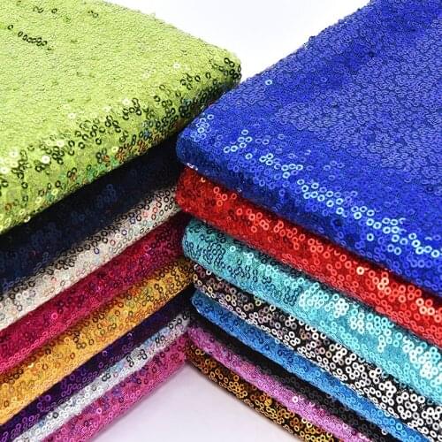 3mm Sequin fabric dense mesh random piece wedding decoration stage background cloth clothing fabric dress tablecloth