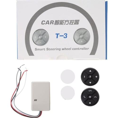 Universal Car Steering Wheel DVD GPS Wireless Smart Button Key Remote Control