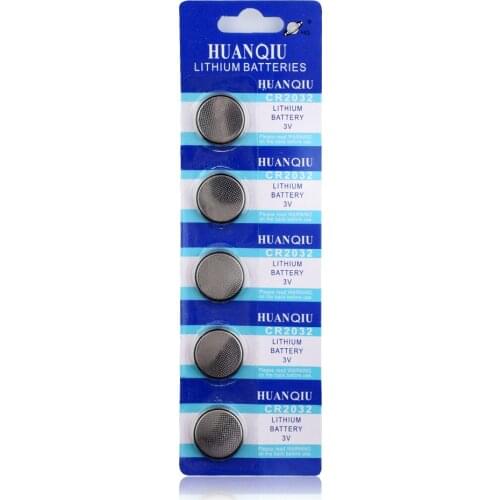 YCDC 5Pcs CR2032 DL2032 KCR2032 5004LC ECR2032 3V Button Coin Cell Battery Disposable Li-ion Watch Batteries