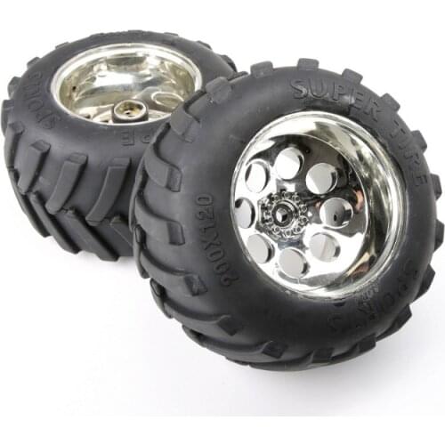 Rovan parts 1/5 scale gas rc baja tyres parts BM FG truck tyres with Chrome wheel hubs 86011