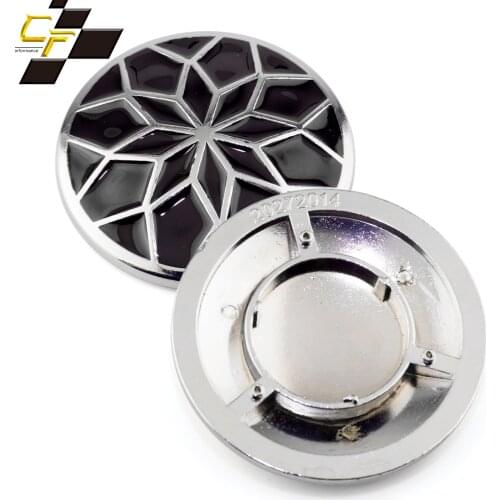 1pc 65mm Universal Hub Cover Badge Car Styling Zinc Alloy High Quality Auto Parts