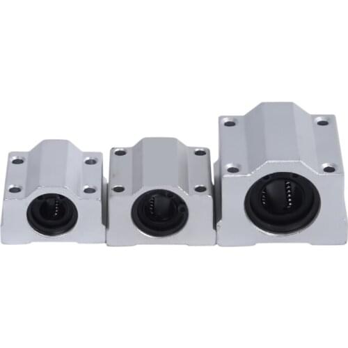 10/12/16mm Linear Ball Bearing Block Bushing SCS10UU SCS12UU SCS16UU For 3D Printer Shafts Rod Parts Accessory