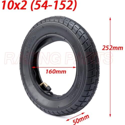 10 Inch 10x2 Tyre Inner Tube 10*2 Tire 54-152 for Electric Scooter Pram Stroller Kids Bike Roadster Trike Tricycle Parts