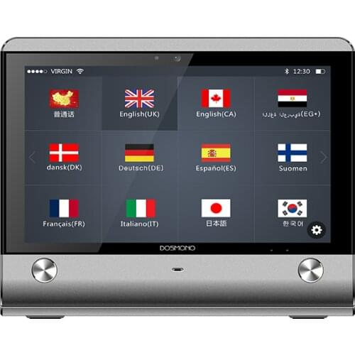 AI business translator 72 languages speech recognition, simultaneous translation ,8-inch large LCD screen