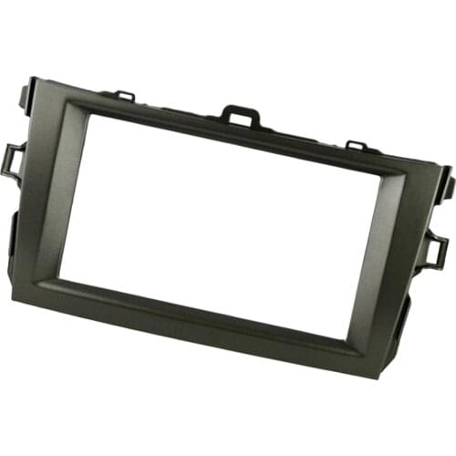 Car 2 Dins Car Radio Stereo Fascia Panel Frame for Toyota Corolla 2008-2010