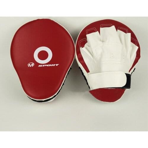 1 Pc Boxing Hand Target PU Kickboxing Pads Sand Bag for MMA Muay Thai Free Fighting Training and Karate Mitts Combat Exercise
