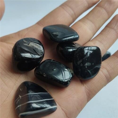 Natural Black Green Onyx Agate Chalcedony DIY Handmade Natural Stone Beads For Jewelry Making