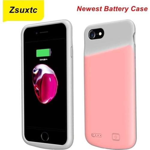 Power Case For iPhone 6 6s 7 8 6 Plus 6s 7 Plus 8 Plus Battery Case High Capacity Bank Charger Cover Smart External
